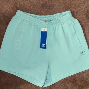 Adidas Aqua Blue Casual Shorts NEW with Pockets Women’s XS, M, L, XL NEW
